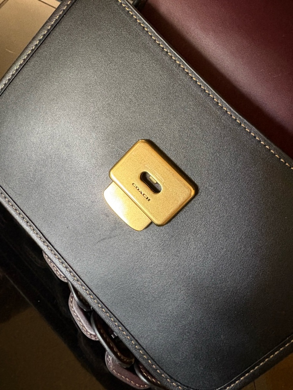 1941 Coach Rogue top handle black - Picture 6 of 10